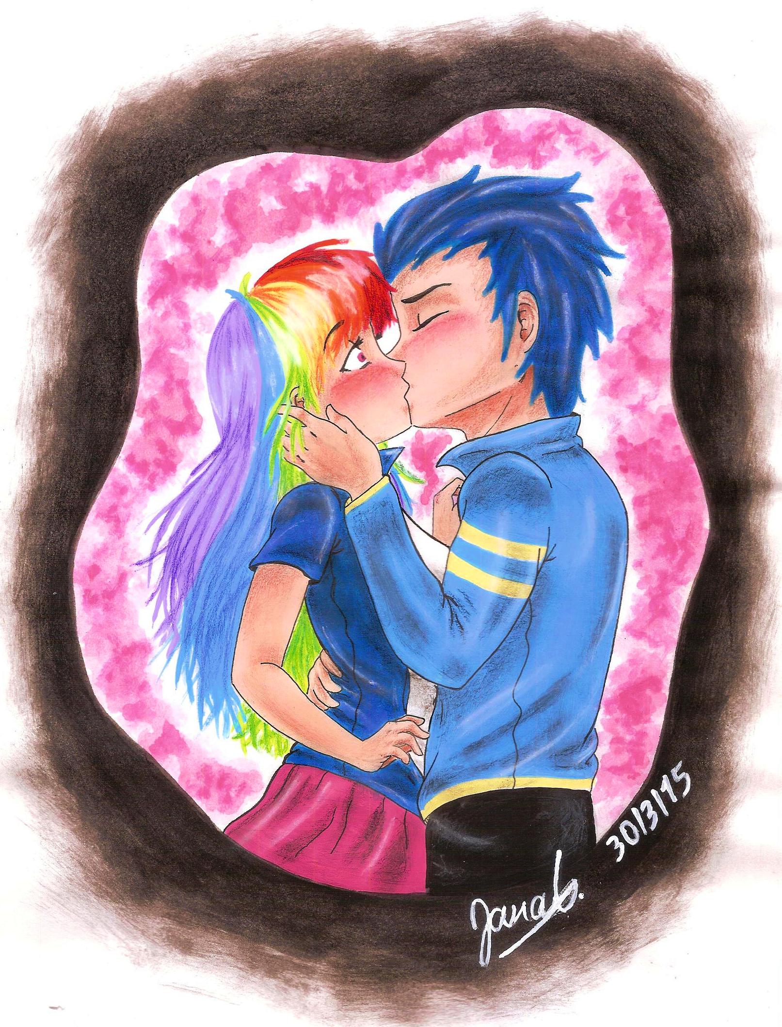 SoarinxDash kiss humanized