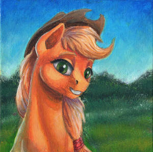 Applejack's smile