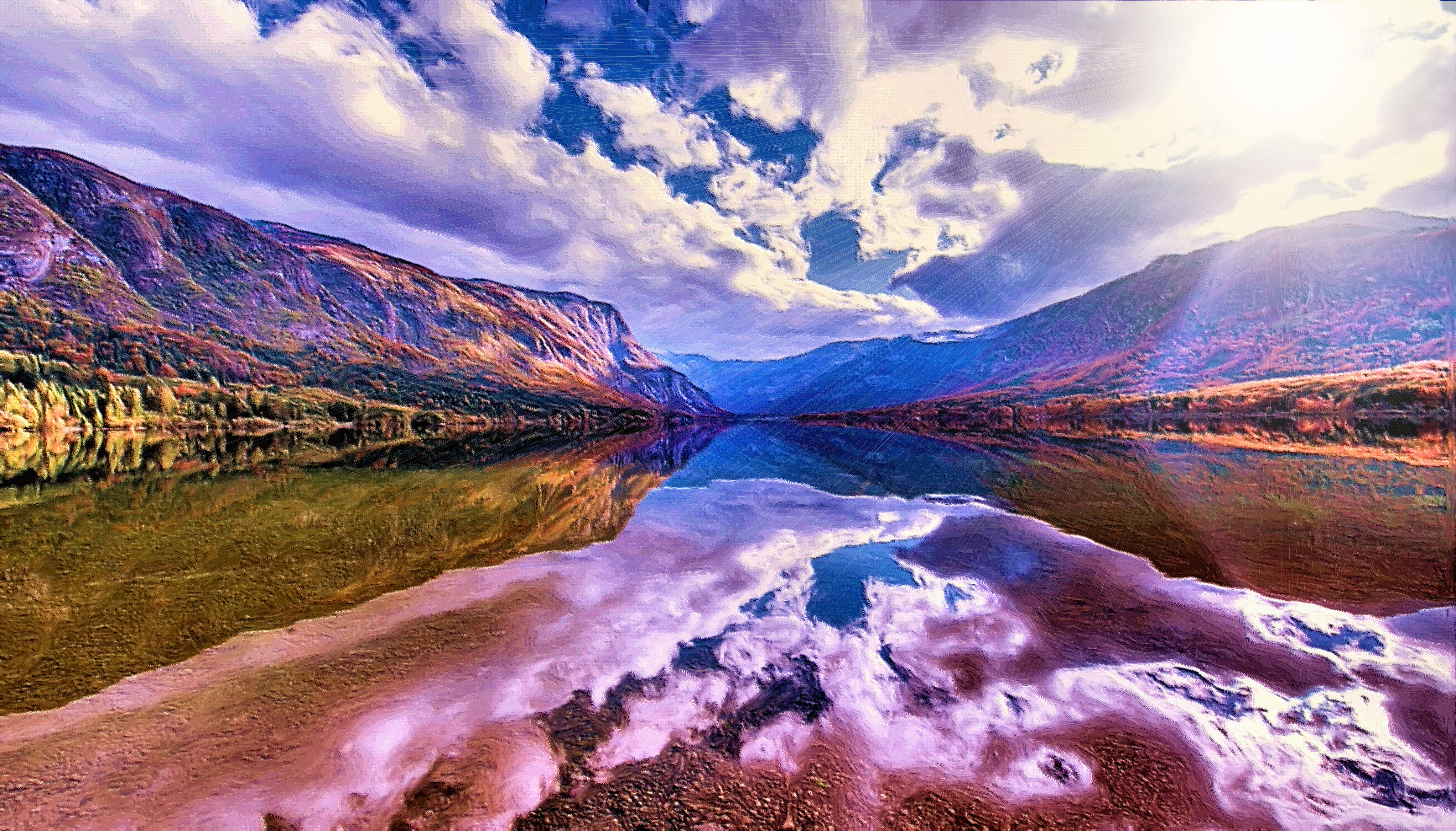 Clouds On Water