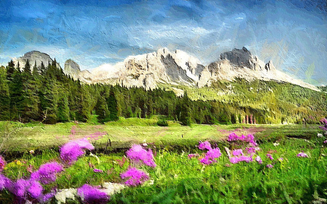 The Alps by montag451 on DeviantArt