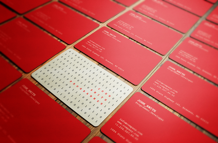 Creative Programmer Business Card