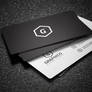 2 in1 Black and White Business Card