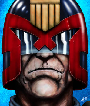 Judge Dredd in old age.