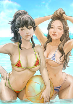 Summer Fun Yumi and Alex