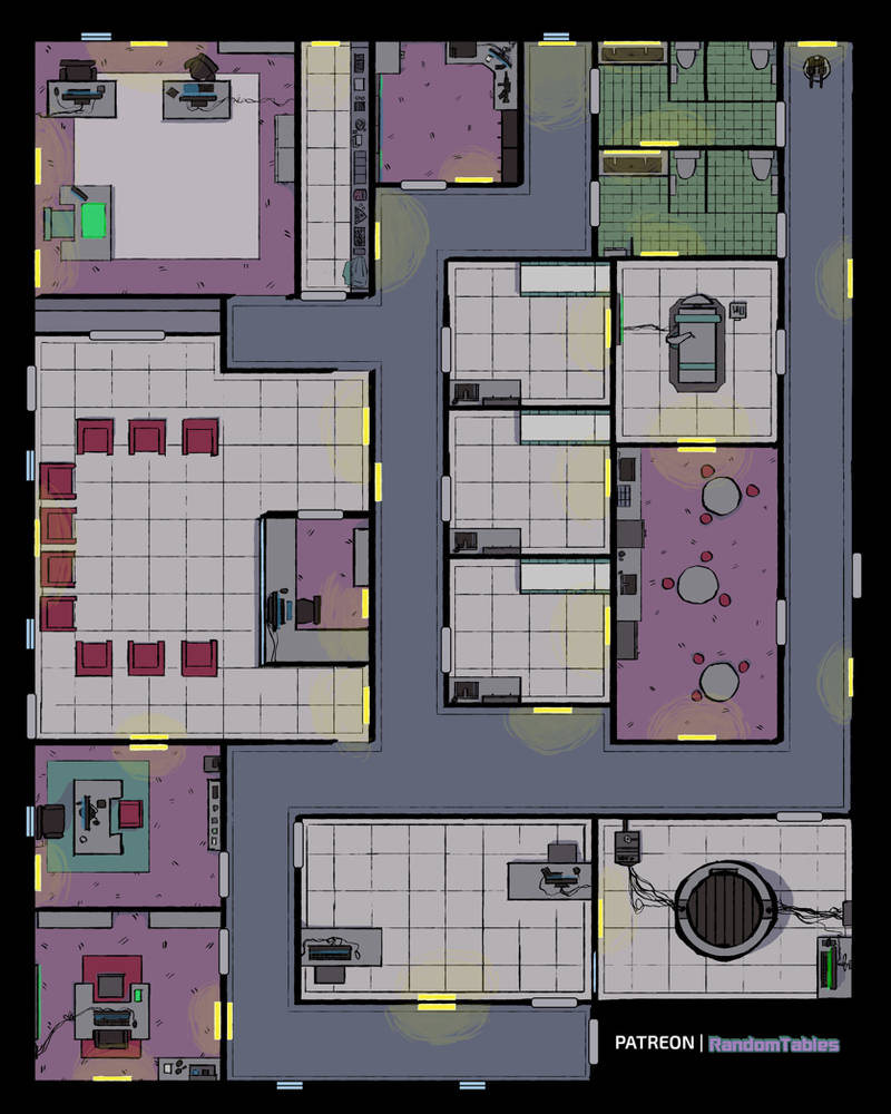 Research Lab Battlemap by jbmaps on DeviantArt