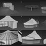 FMP: 3D - Wizard House Concept - White Box #2a