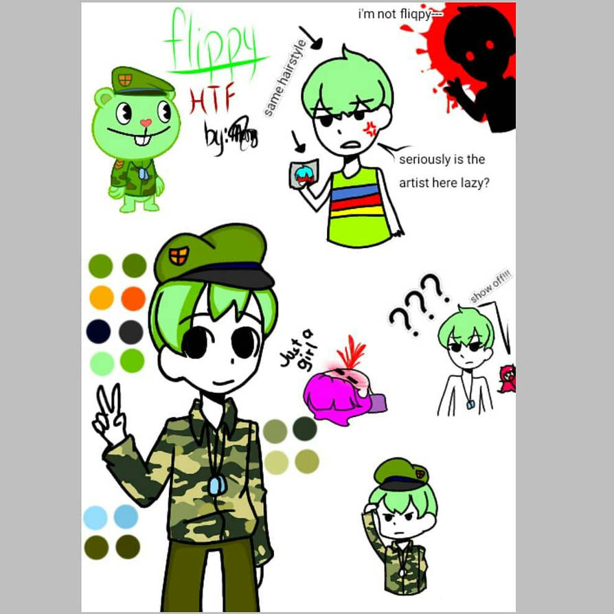 htf flippy by Marygraceorcales on DeviantArt