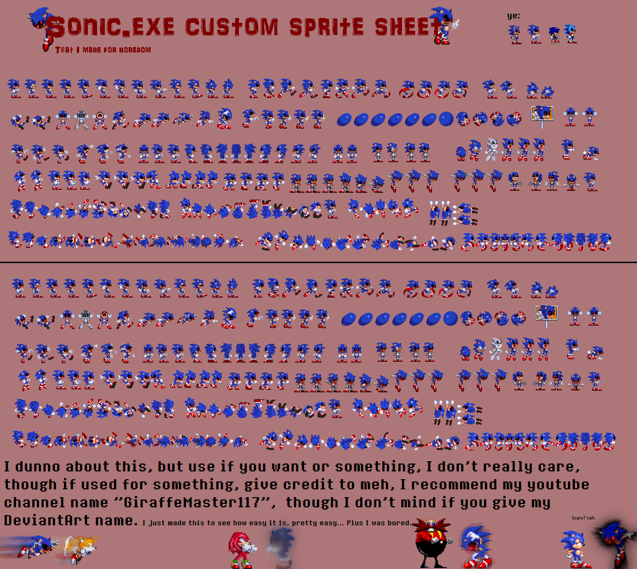 Sonic.exe (2012 Fangame) Bio by LostSM64Fan on DeviantArt