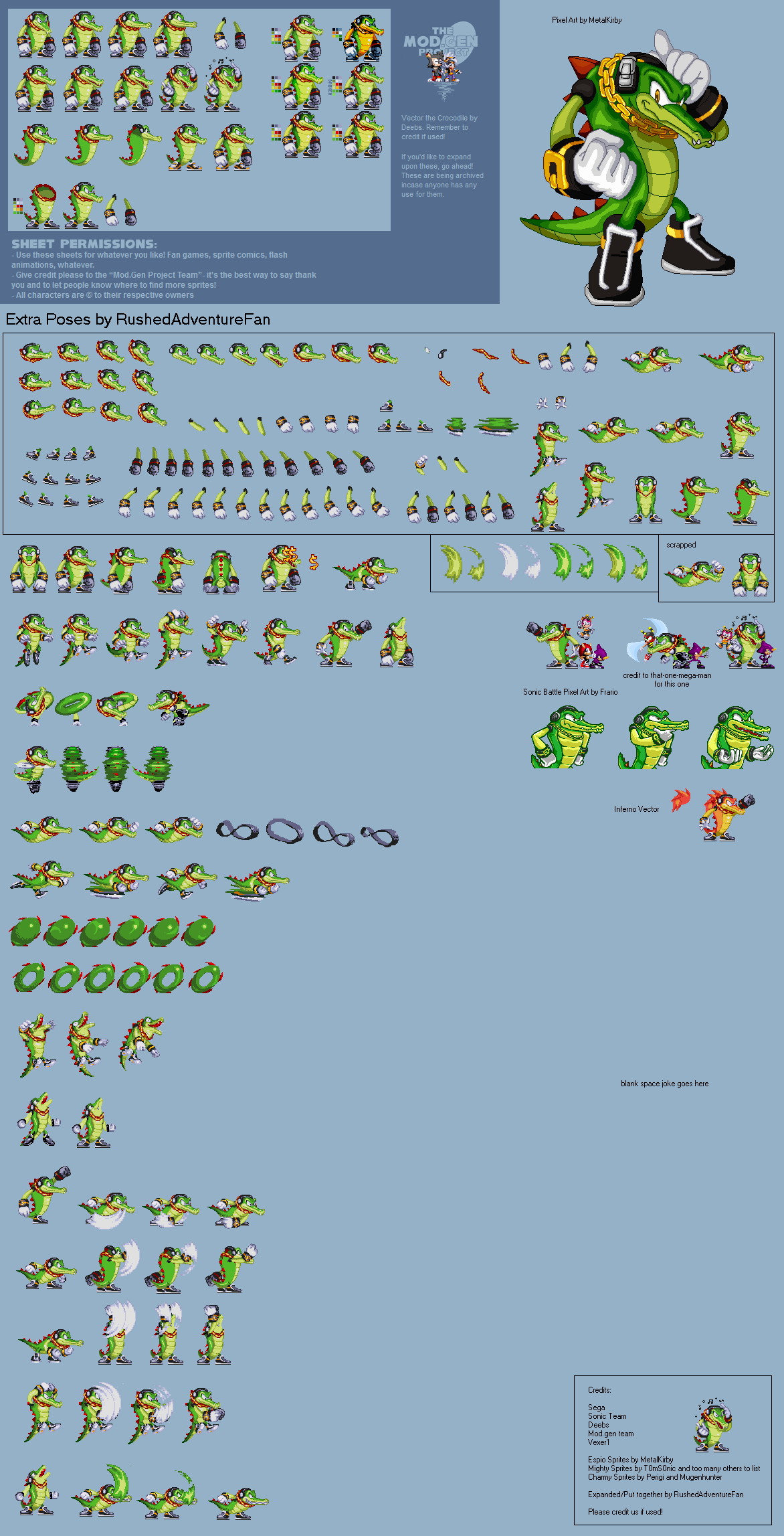 Modgen Vector Sprites A somewhat expanded Mod.Gen Vector Sheet by LostSM64Fan on DeviantArt