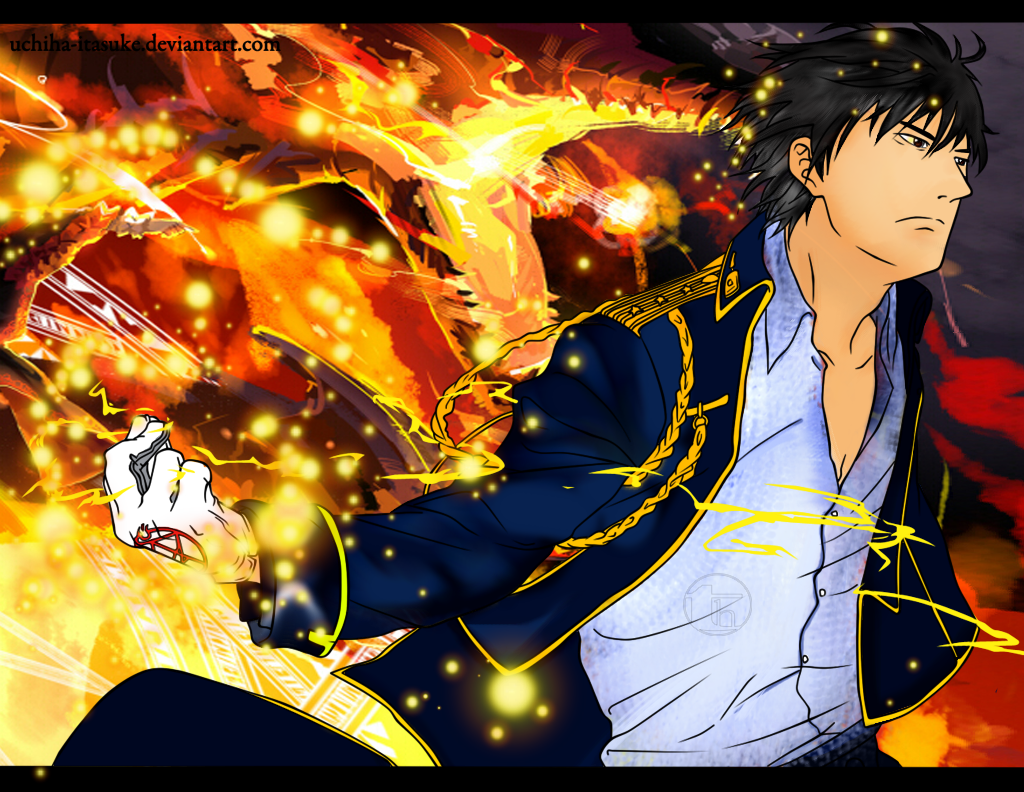 Roy Mustang - Full Metal Alchemist LineArt Paint