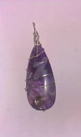 Amethyst Teardop Pendant