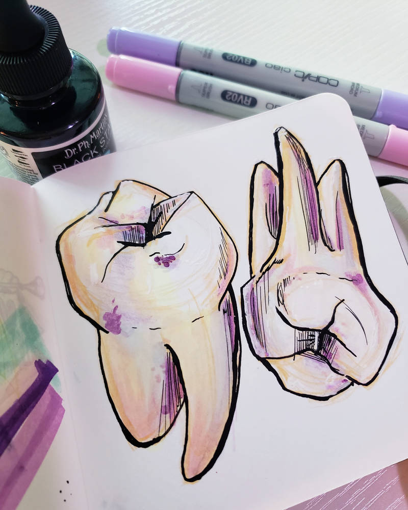 Fangs Shape Tooth Deviantart Teeth by LittleLocust on DeviantArt