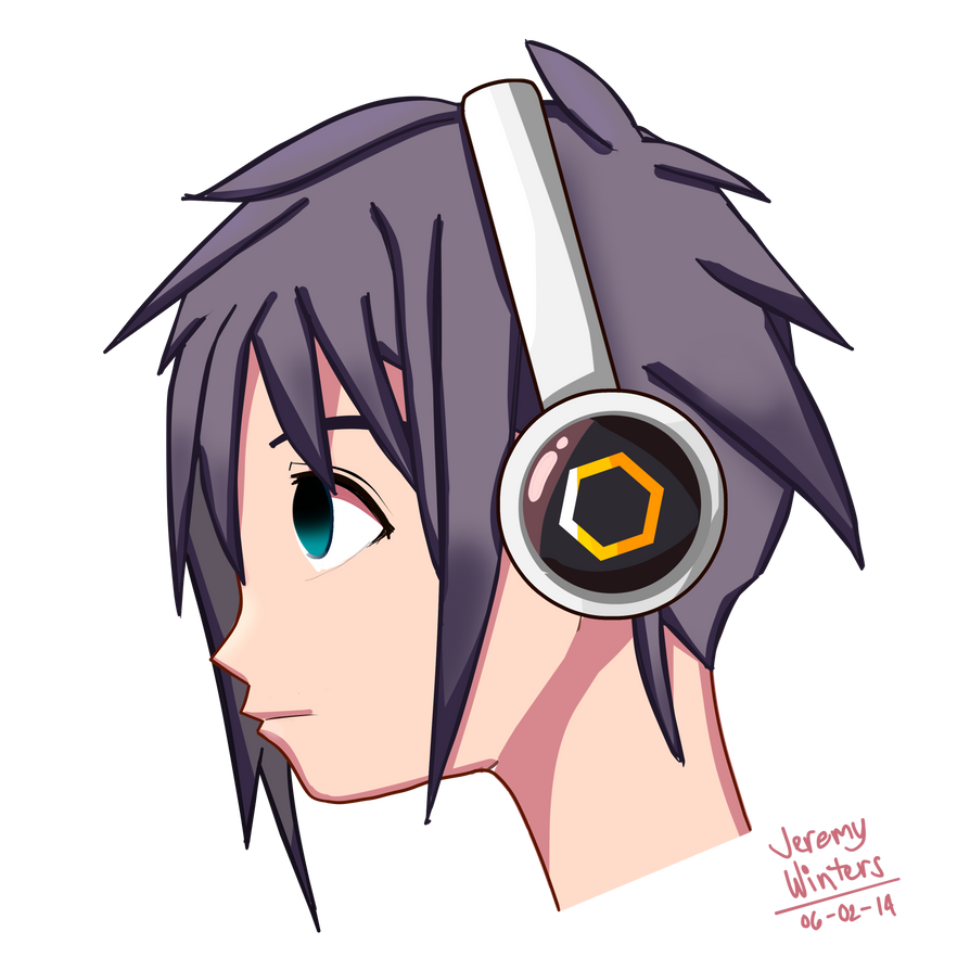 Anime Portrait (Sideways) by JeremyWinters on DeviantArt