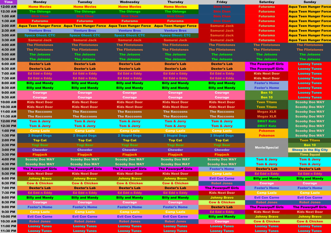 Checkered Past Channel Schedule By ArtieRaccoonReviews On DeviantArt checkered-past-channel-schedule-by-artieraccoonreviews-on-deviantart