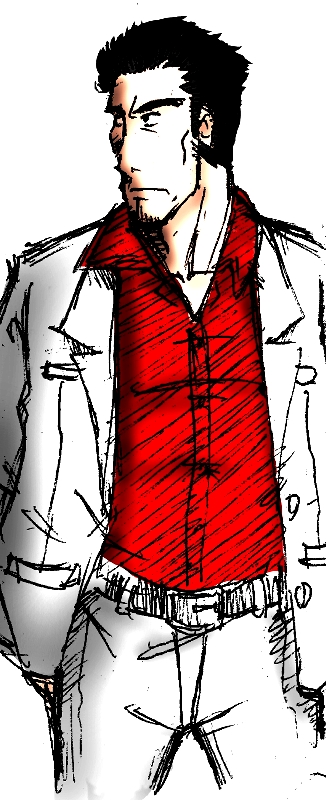 Kiryu Pen Sketch - Colored