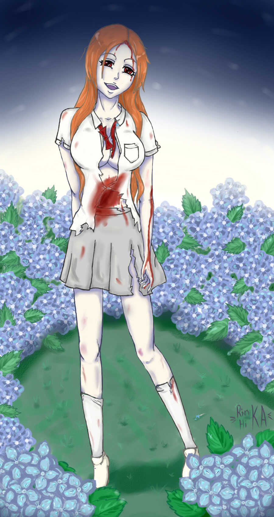 Orihime Zombie(Sankarea crosover)