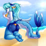 :COMMISSION: Crystal Shark