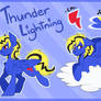 :COMMISSION: Thunder Lightning Reference Sheet