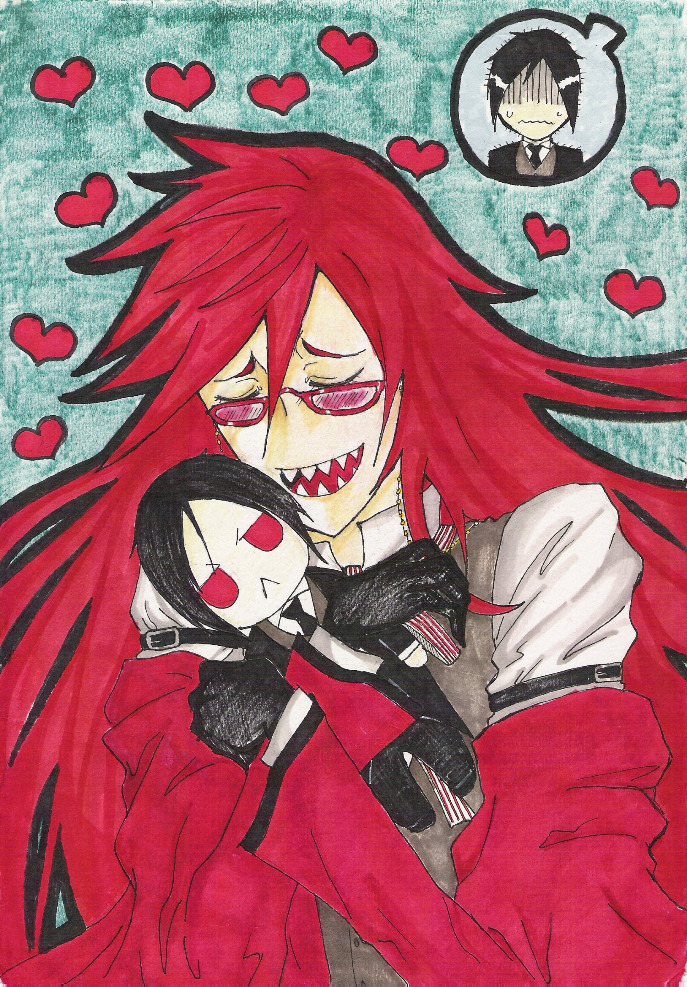 Grell and his plushie