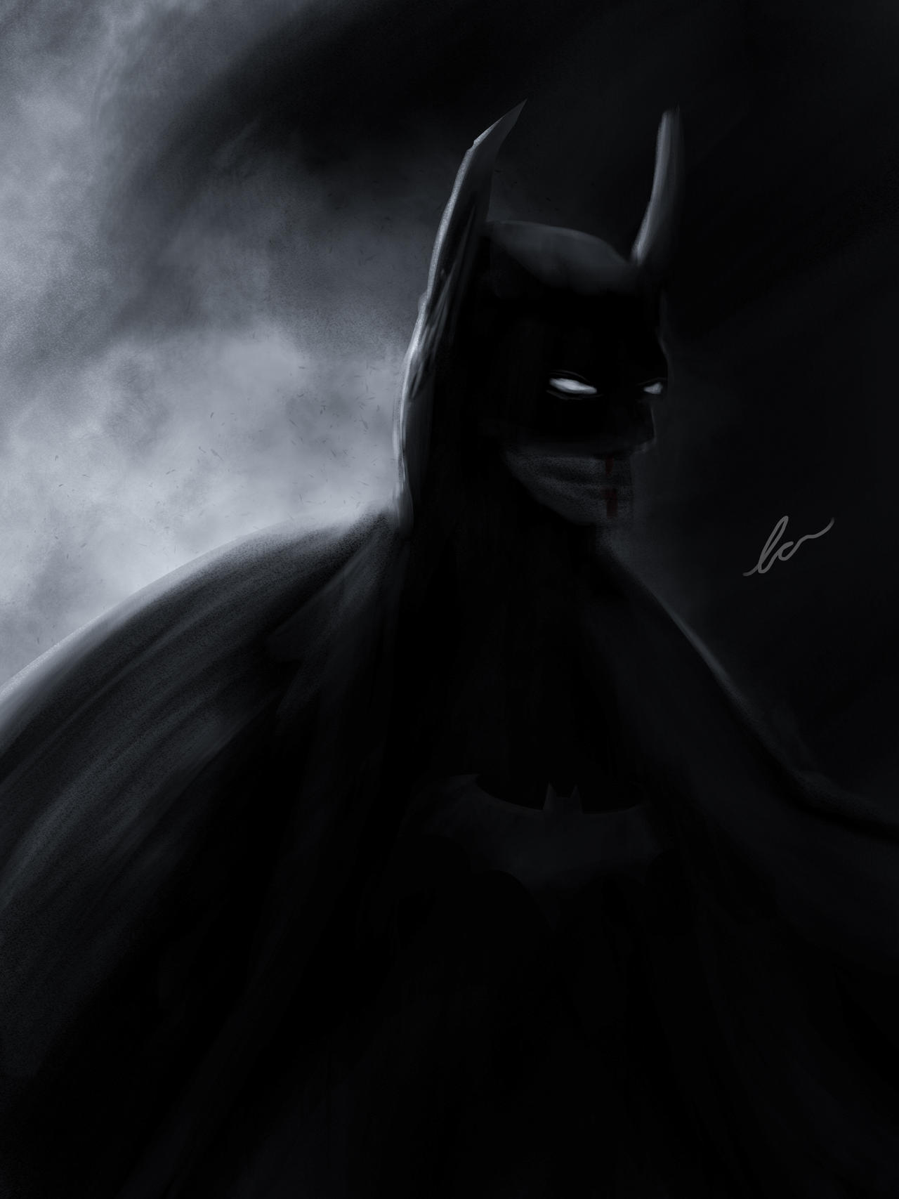 Bat in the darkness by DarkkStudios on DeviantArt