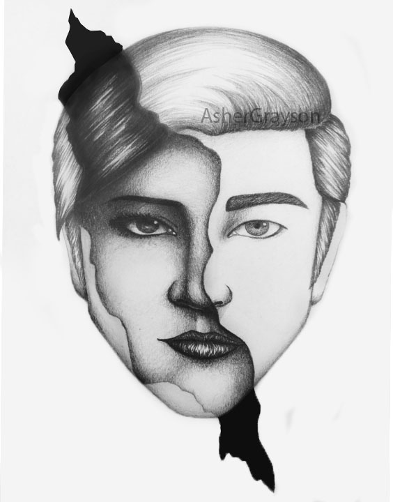 Ripped Portrait by AsherGrayson on DeviantArt