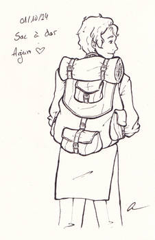 Inktober 1 - Backpack