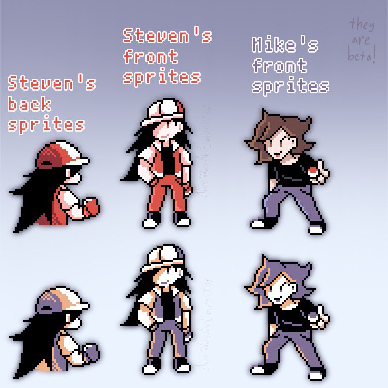 - Strangled Red!Remastered Mike and Steven pixel by AlexWasAnImpostor ...