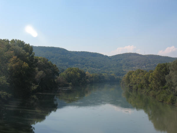 Lake in Italian Countryside