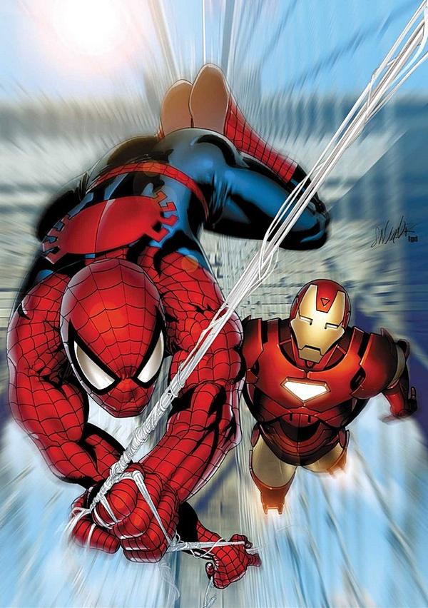 spiderman y ironman by prototailsbros on DeviantArt