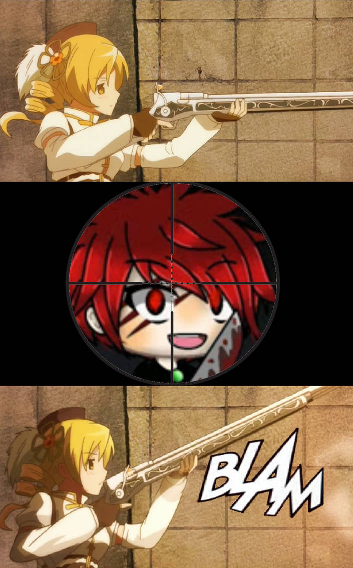 Mami Tomoe shoots Lord Fun Michael.Exe (RANT) by NightmareFoxy111 on ...