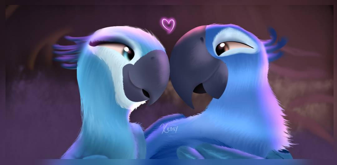 Rio movie Blu and Jewel Fanart by StarMoisas on DeviantArt