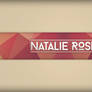 NatalieRose LowPoly YouTube Banner
