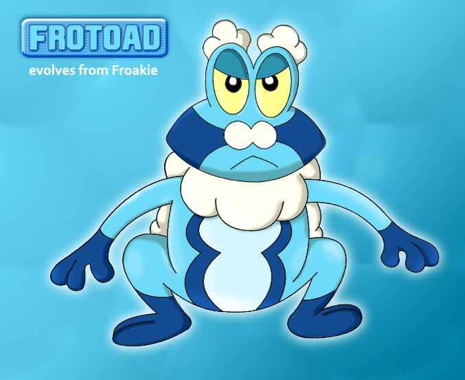 Frotoad ( Froakie's Fakemon Evolution )