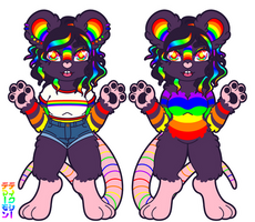 SOLD Rainbow Furry Adopt OTA