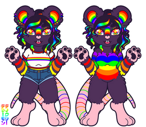 SOLD Rainbow Furry Adopt OTA