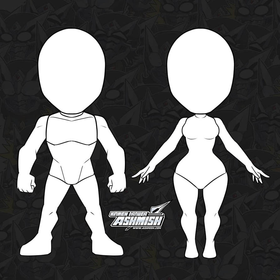 Free Chibi Body Base Template by ashmish on DeviantArt free-chibi-body-base-template-by-ashmish-on-deviantart