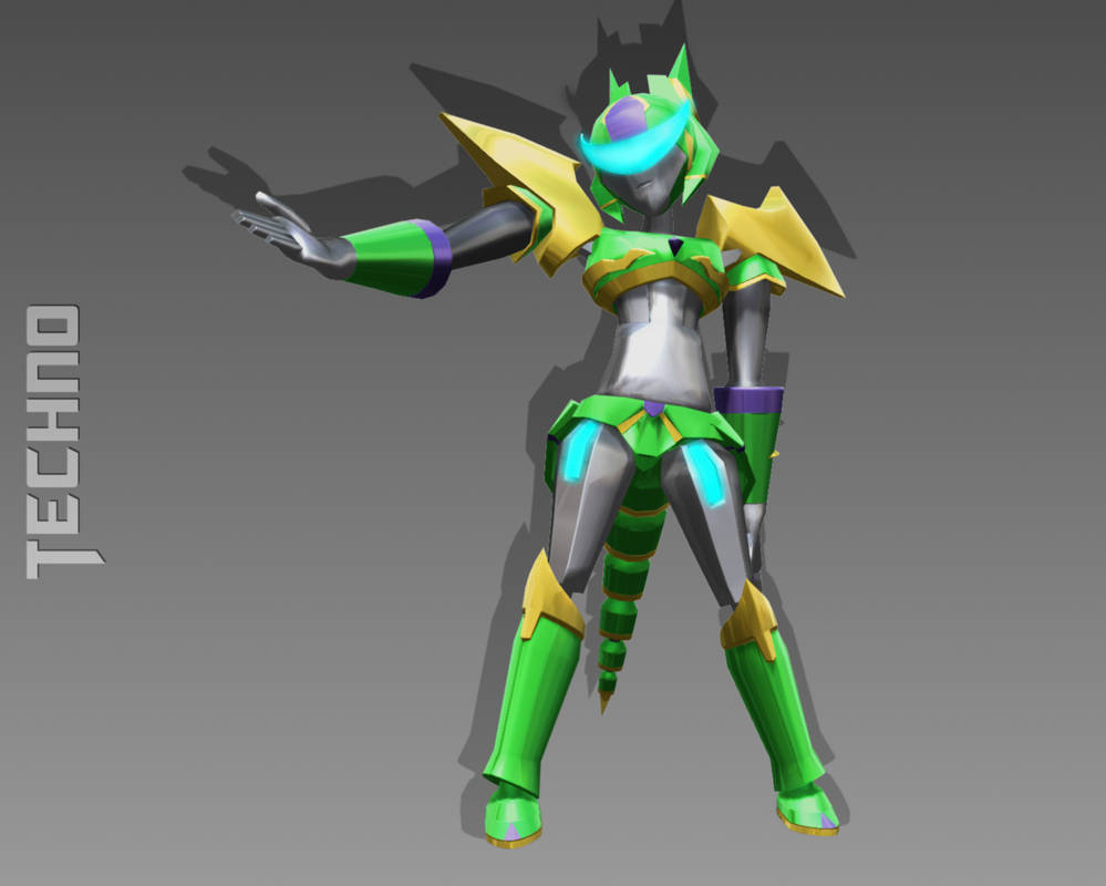 OC Techno Render by YuuHoshi on DeviantArt