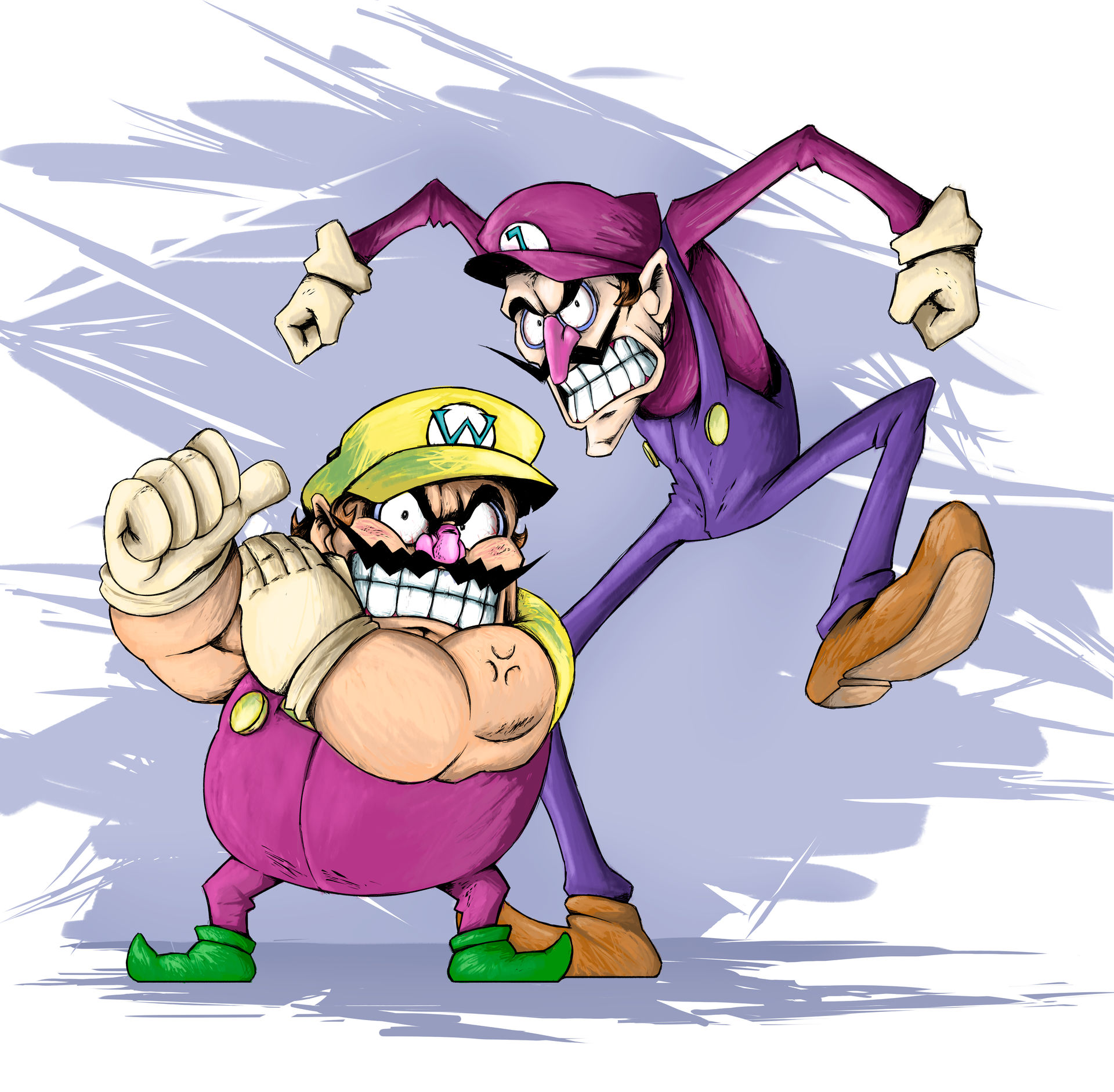 Wario And Waluigi By ZaionZonzini On DeviantArt wario-and-waluigi-by-zaionzonzini-on-deviantart