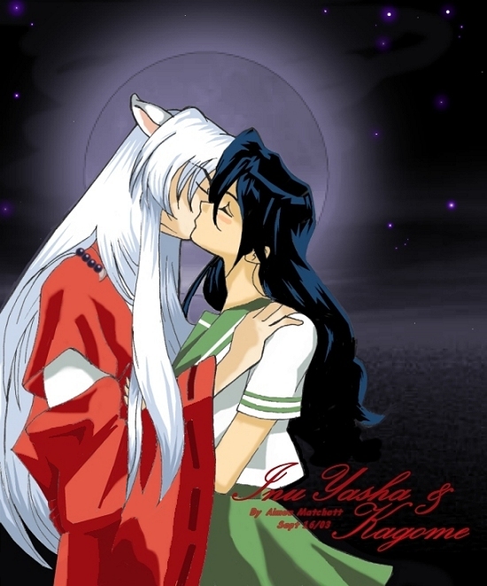 Inuyasha Kissing Kagome