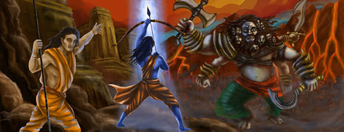 Devi Kill Ravan Explore the Best Ravan Art | DeviantArt