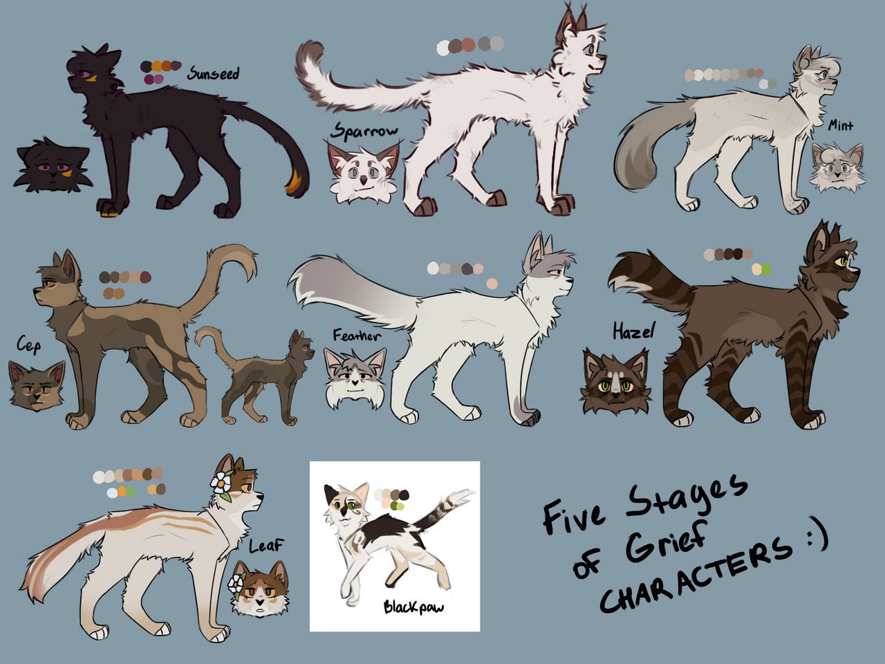 Characters of the FSoG by d111sha on DeviantArt