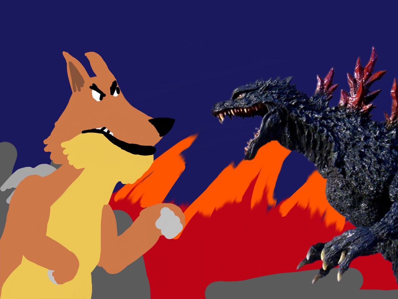 Godzilla Jala Jakala vs Godzilla by Lastprince92 on DeviantArt