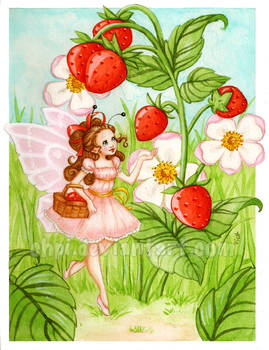 Strawberries' fairy