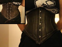 Victorian Based Leather Corset