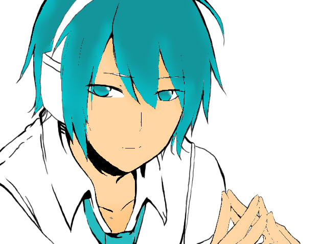 sucky mikuo colored lineart