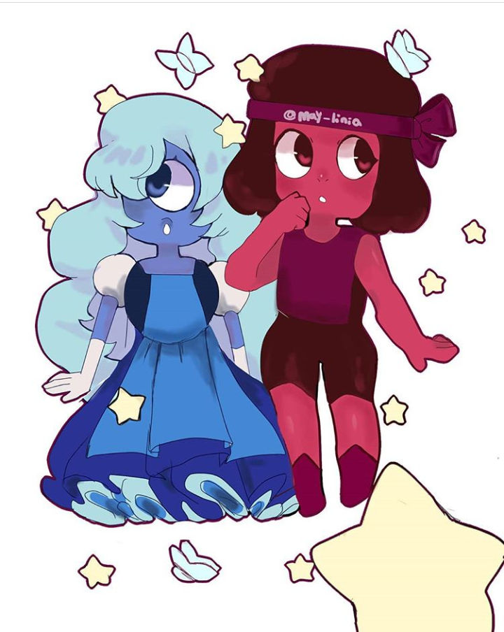 Ruby Syphanium Sapphire and Ruby by Shizu-Chan98 on DeviantArt
