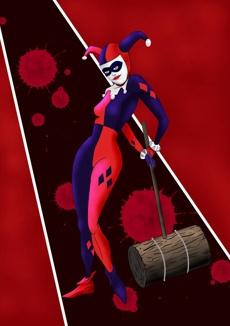 Blood 083 Deviantart Harley Quin by blood083 on DeviantArt