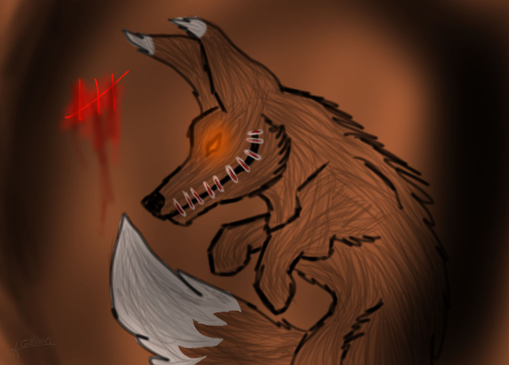 Horor Fox Creepy Fox by Ahkira1 on DeviantArt