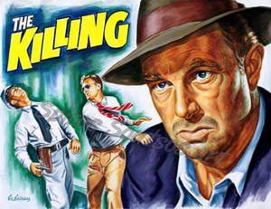 Sterling Hayden Killing movie poster painting