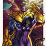 Thanos And Mistress Death By Pant Inked XGX